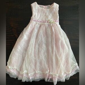 Baby Biscotti Toddler Girl's Special Occassion Lace Dress Size 2t/2Y